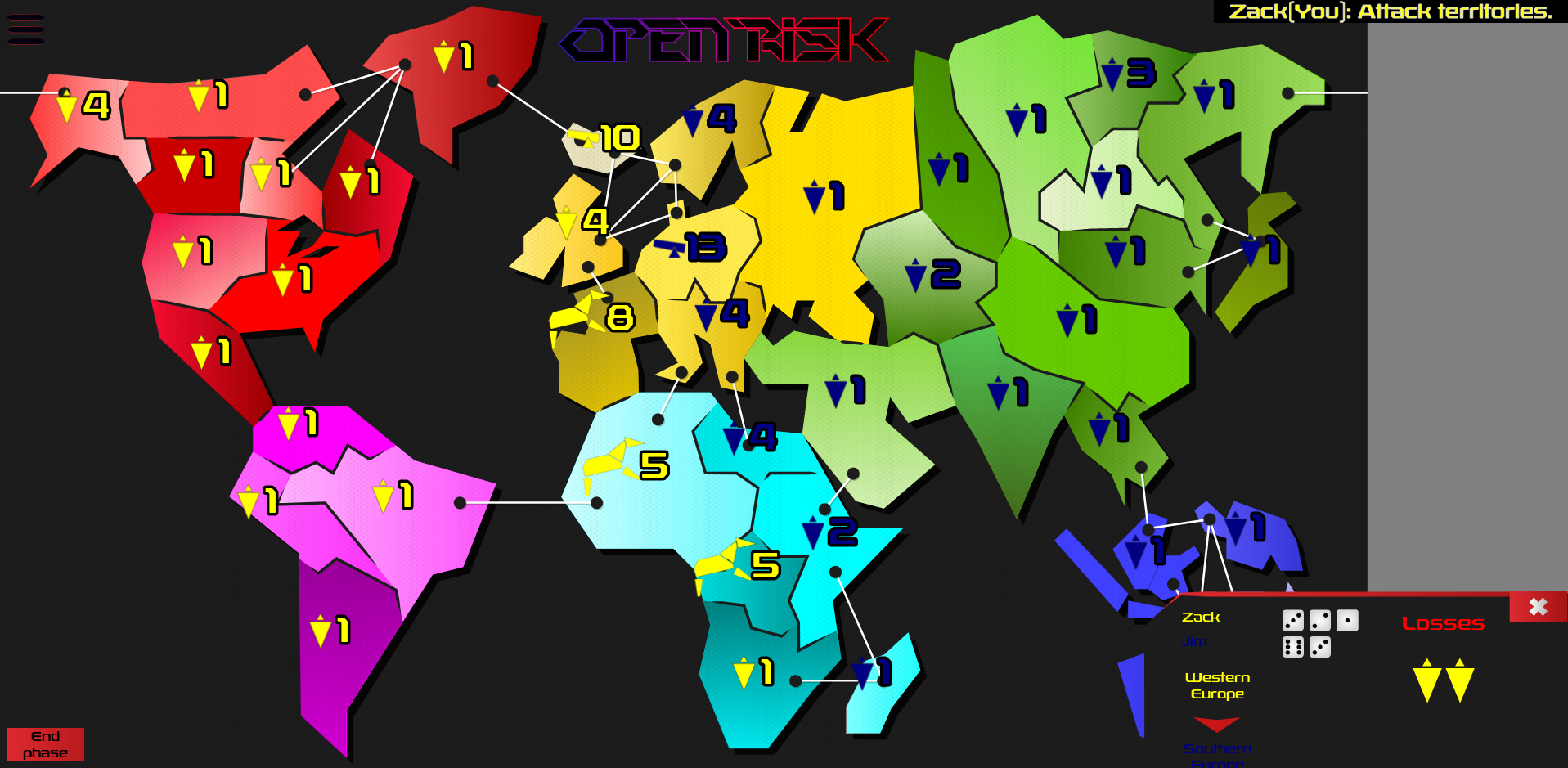 OpenRISK game board